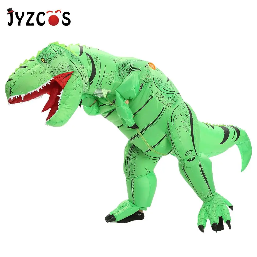 JYZCOS надувной T REX костюм динозавра Косплей Костюм Хэллоуин костюмы для женщин