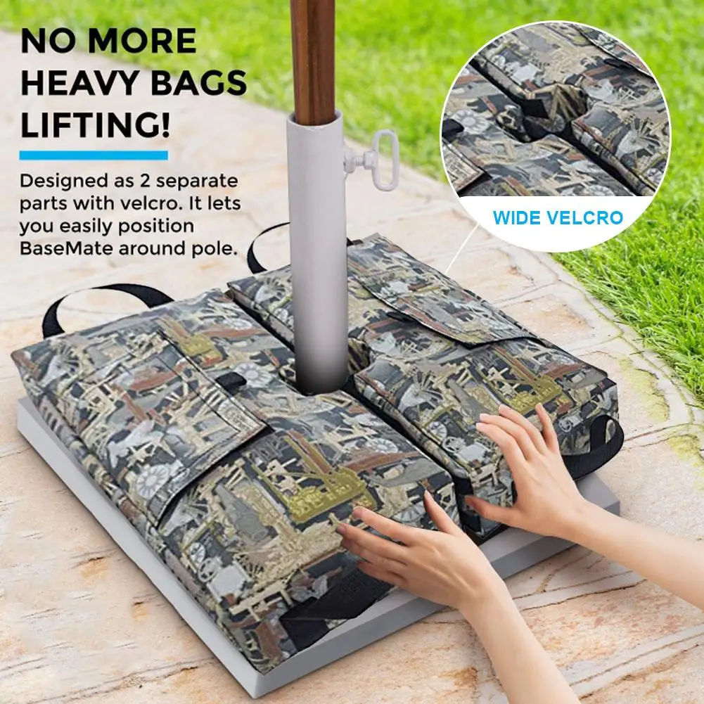 Садовый пляжный квадратный зонт базовый мешок с навесом песочный Эргономичная