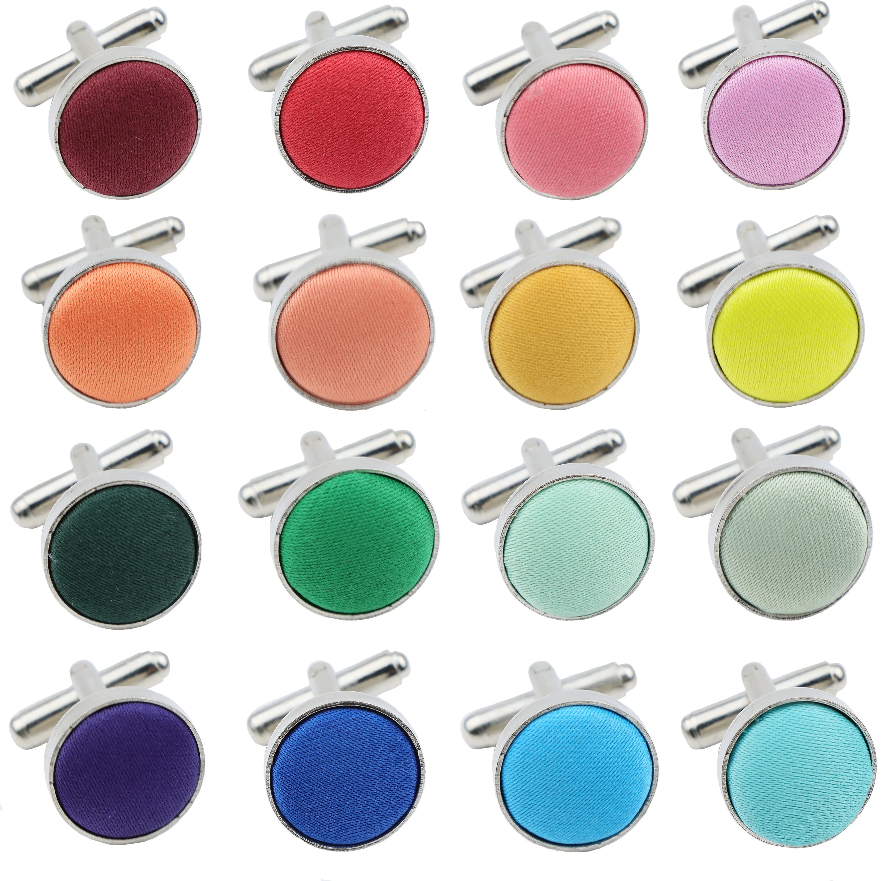 

High Quality Novelty Luxury Blue Cufflinks For Mens Designs Hotsale Crown Macarons Solid Color Cuff Links Accessories Wholesales