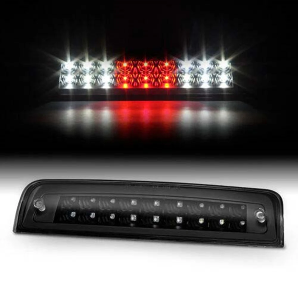 

For 09-18 Dodge Ram 1500 10-18 2500 3500 Power SLT ST Laramie TRX4 Sport LED 3rd Brake Lights Stop Cargo Lamp RED+White LED 12V