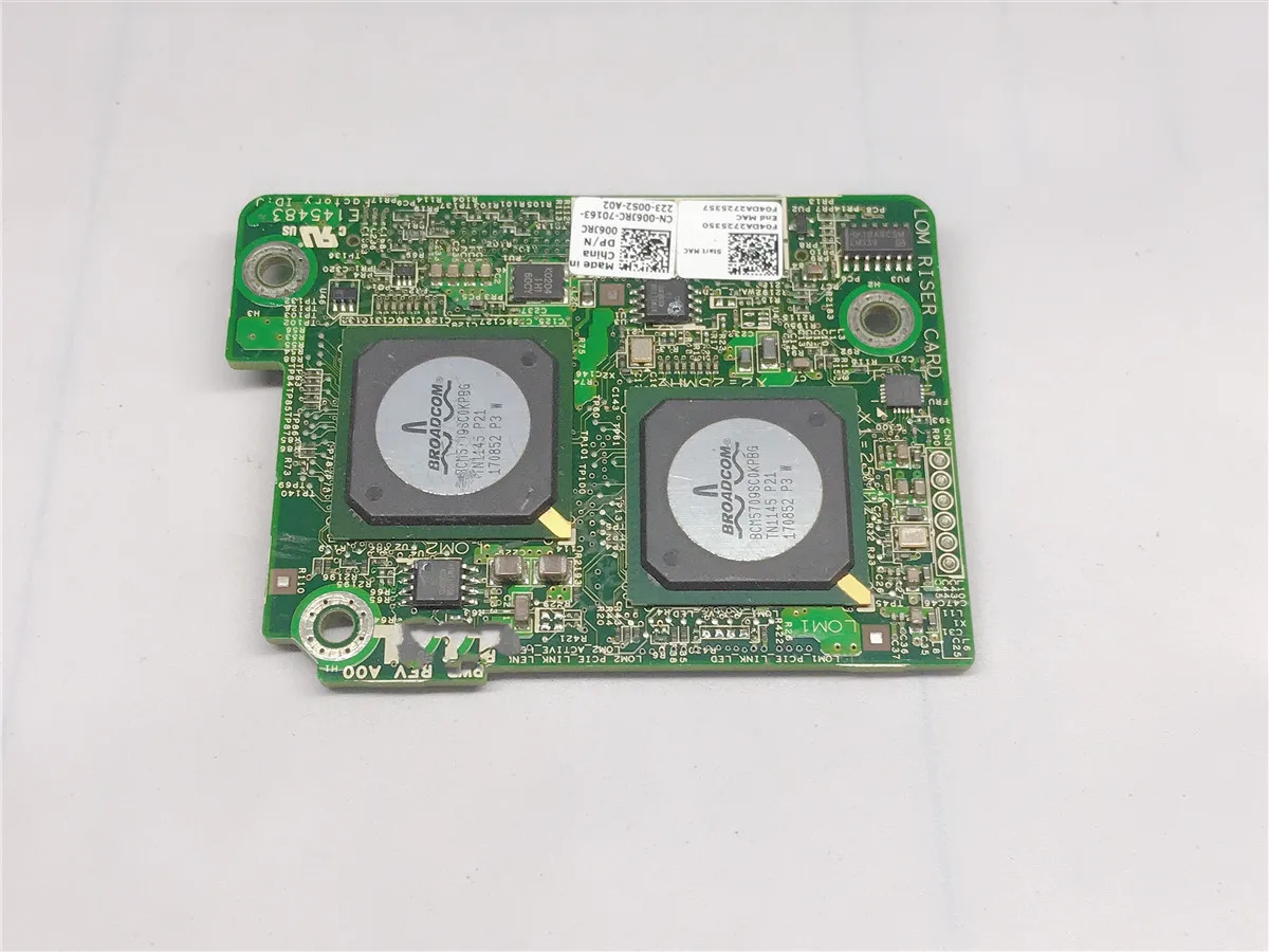 

006JRC для Dell Broadcom 5709s встроенная сетевая карта для PowerEdge m710 m915