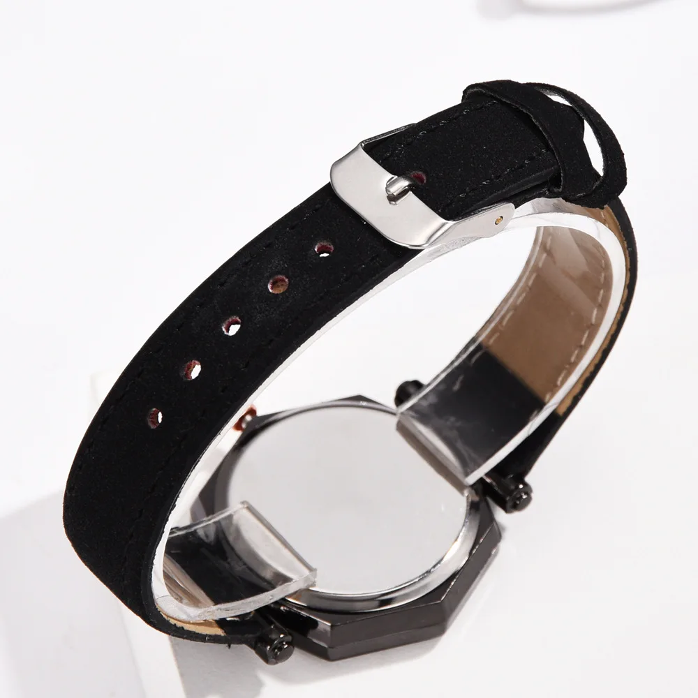 

2020 Fashion Casual Ladyies Leather Watch Starry Sky Rhinestone Analog Case Diamond Luminous Quartz Wristwatch Women Clock