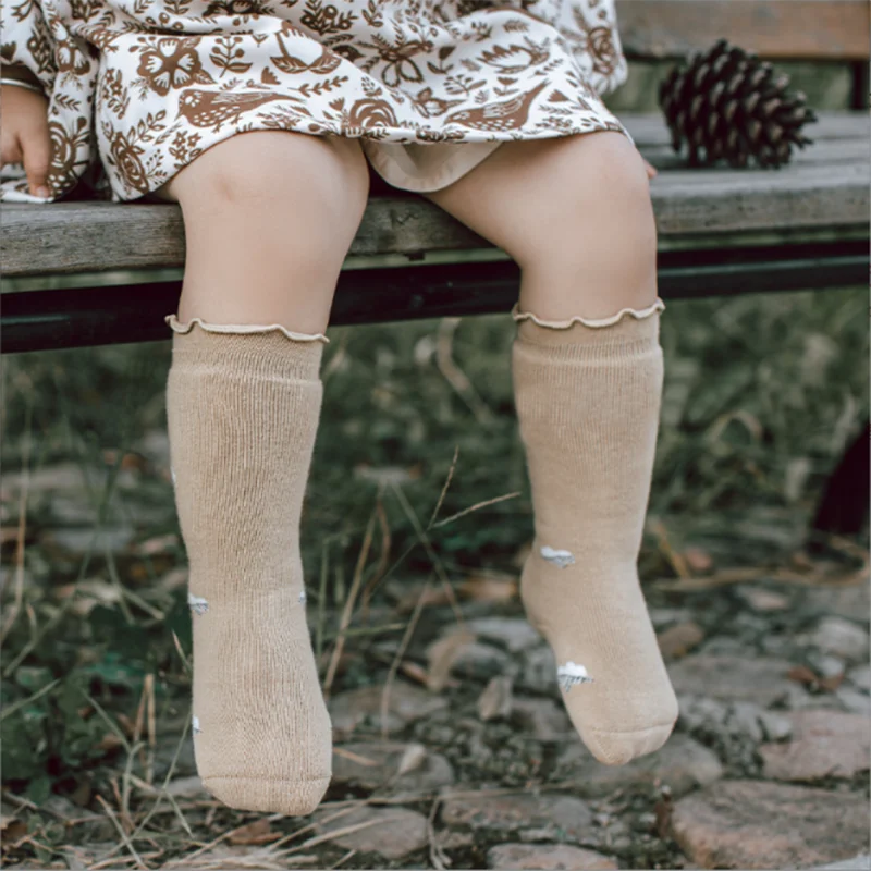 

Baby Girls socks Autumn winter cotton infant kids knee high long socks for girls leg warmers toddler Child socks