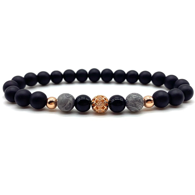 Новинка очаровательный браслет для мужчин и женщин 2019 натуральный матовый с