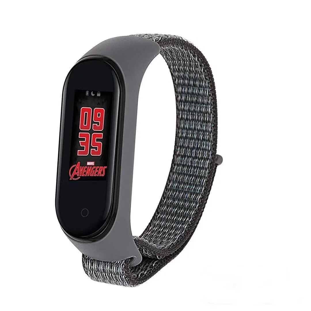 Регулируемый ремешок для браслета, дышащая Спортивная петля для Xiaomi mi Band 4 3, браслет с рамкой, сменный Браслет mi band 3 4, аксессуары
