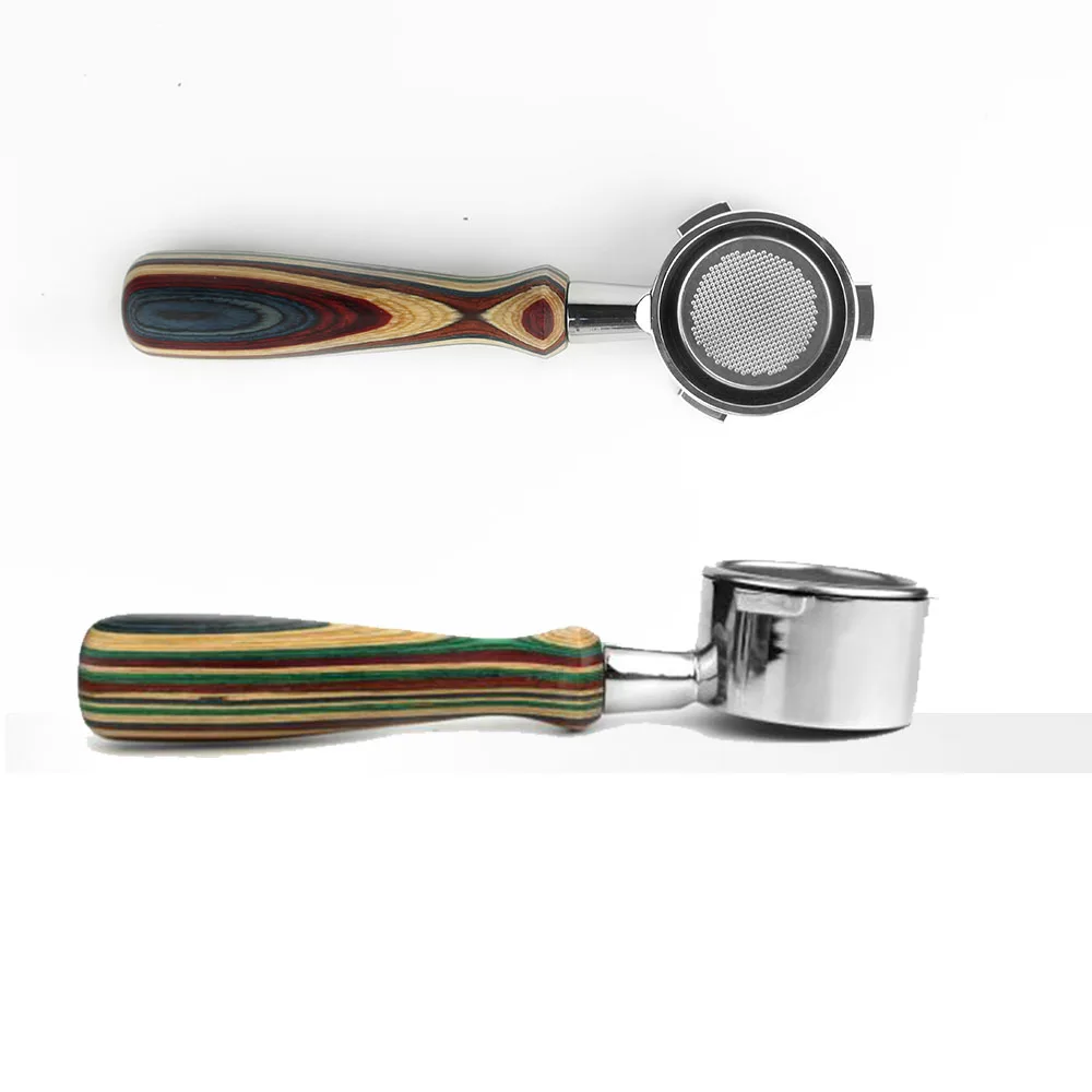 Новый дизайн Colforful Breville 870/878/880 54 мм бездонный портативный фильтр|Темперы для кофе|