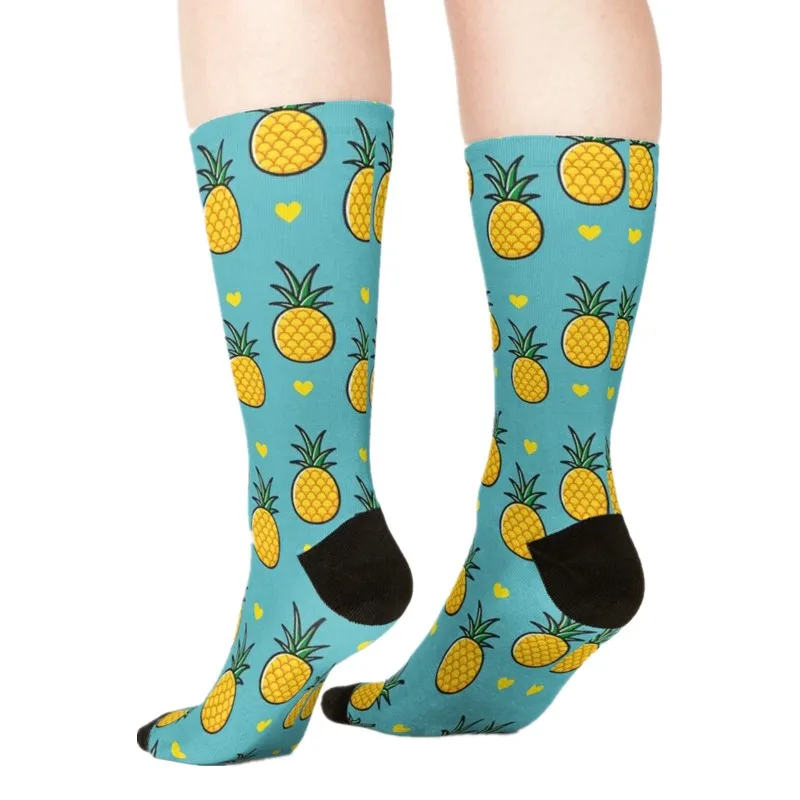 

Women's socks kawaii personality Pink Spring Printed Socks Women harajuku Happy Funny Novelty cute girl gift Socks for women