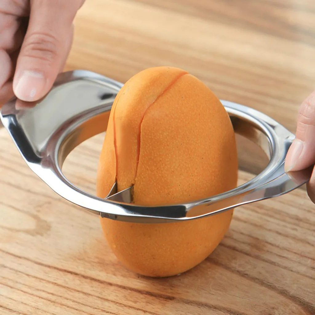 

Mango Cutter Kitchen Gadgets Stainless Fruit Core Seed Remover Chopper Mango Cutter Pitter Kitchen Tool Accessories Gadgets