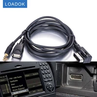 for mercedes benz car ami mdi interface to aux 3 5mm media in usb charging adapter cable for mercedes benz
