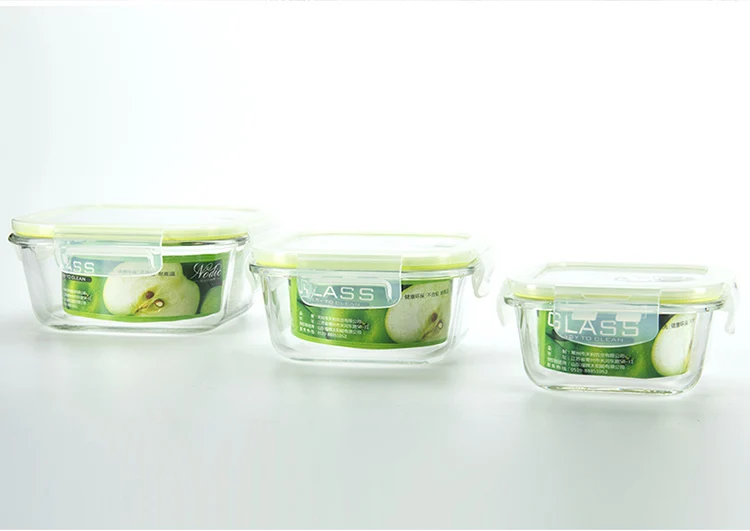Ланч бокс с подогревом для микроволновой печи офиса стеклянный защитой от