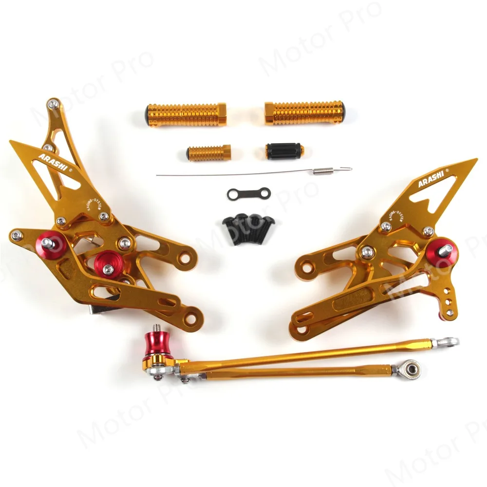 Регулируемые подножки для Honda CBR1000RR 2004-2007 аксессуары для мотоциклов Peg Rearsets педаль CBR 1000 RR CBR1000 1000RR