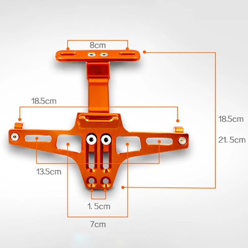 Electric Motorcycle Size Displacement Msx Adjustable License Plate Frame Curved Beam Cnc Aluminum Alloy Aircraft F | Автомобили и