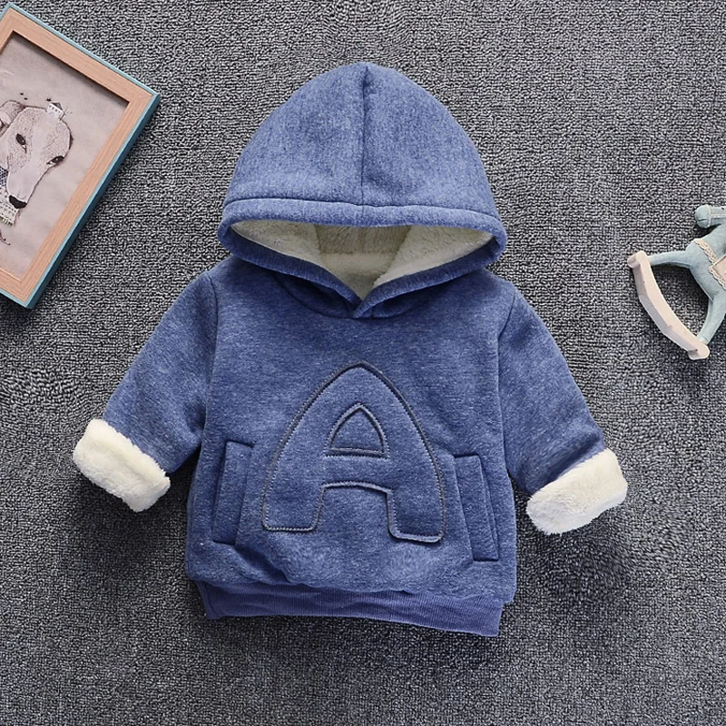 Детская одежда для маленьких девочек и мальчиков свитер наряд бархатная теплая