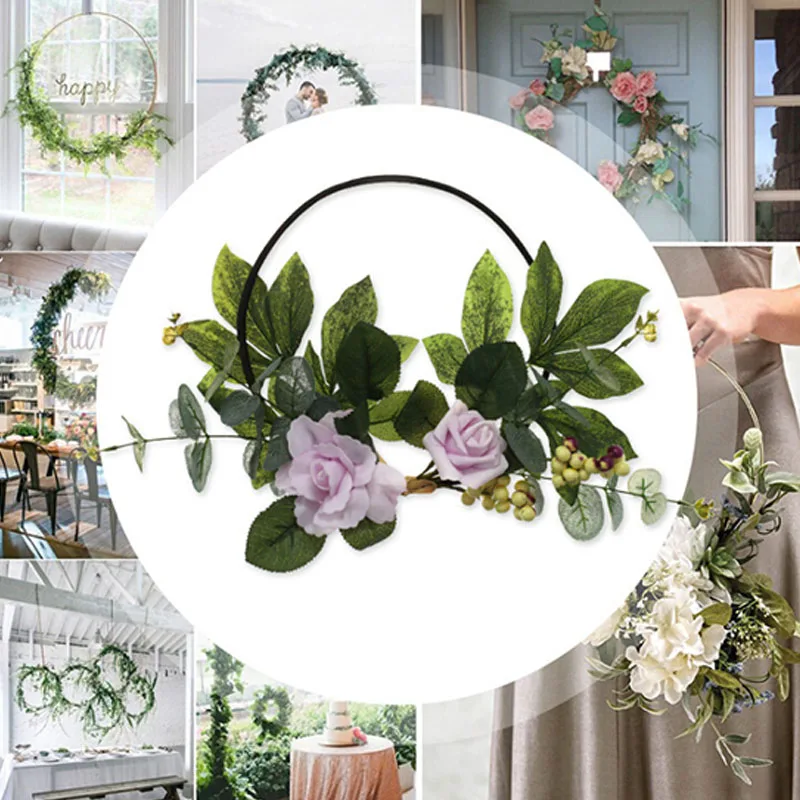 Идеальное качество искусственные цветы венки дверные гирлянды для свадебного