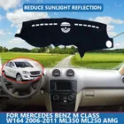 Правый руль высокое полиэфирное волокно анти-УФ приборной панели автомобиля крышка коврик для Mercedes Benz M класса W164 2006-2011 ML350 ML250 крышка