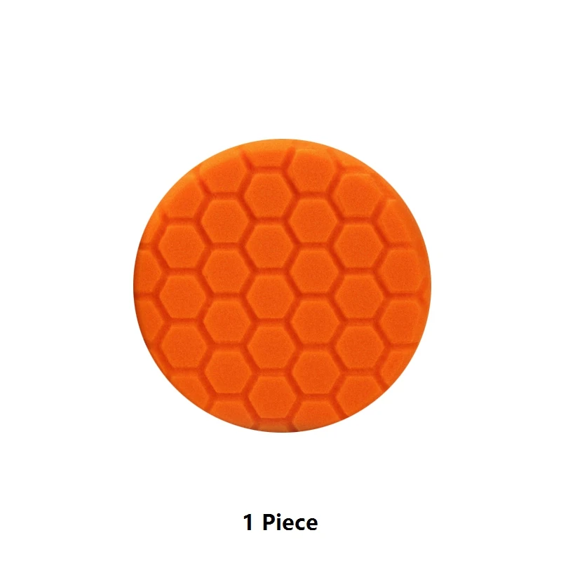 1 Piece Orange Pad SPTA Автомобильная полировальная губка моющаяся " 5" " 7" полировальная Подушка самоклеющаяся высокая плотность импортная губка полировальная подушка - Цвет: 1 Piece Orange Pad
