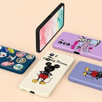 cute mickey mouse fashion for redmi k40 k30 k30i 10x 9t 9c nfc 9at 9a 9i 9 8a 8 pro 7 y3 5 4x plus liquid silicone phone case