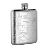 small classic hip flask home outdoor portable whisky silver hip flask sealed jar decantador de vino drinkware bk50jh