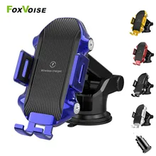 Mobile Car Phone Holder Wireless Charger Air Vent Mount Cell Smartphone Bracket Cellphone Stand Support To iphone Xiaomi Samsung