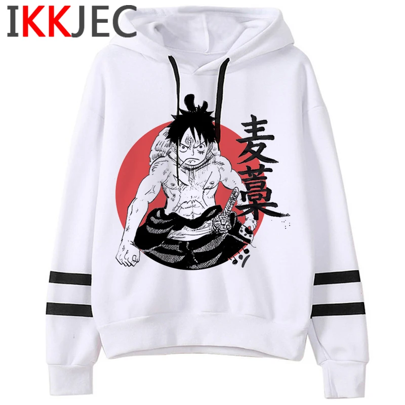 Смешные Мультяшные толстовки Luffy Zero с аниме Мужская Уличная одежда в стиле
