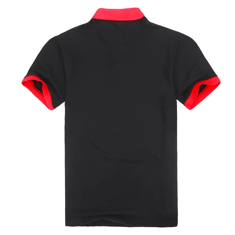Рубашка-поло мужская с коротким рукавом и отворотом от AliExpress WW