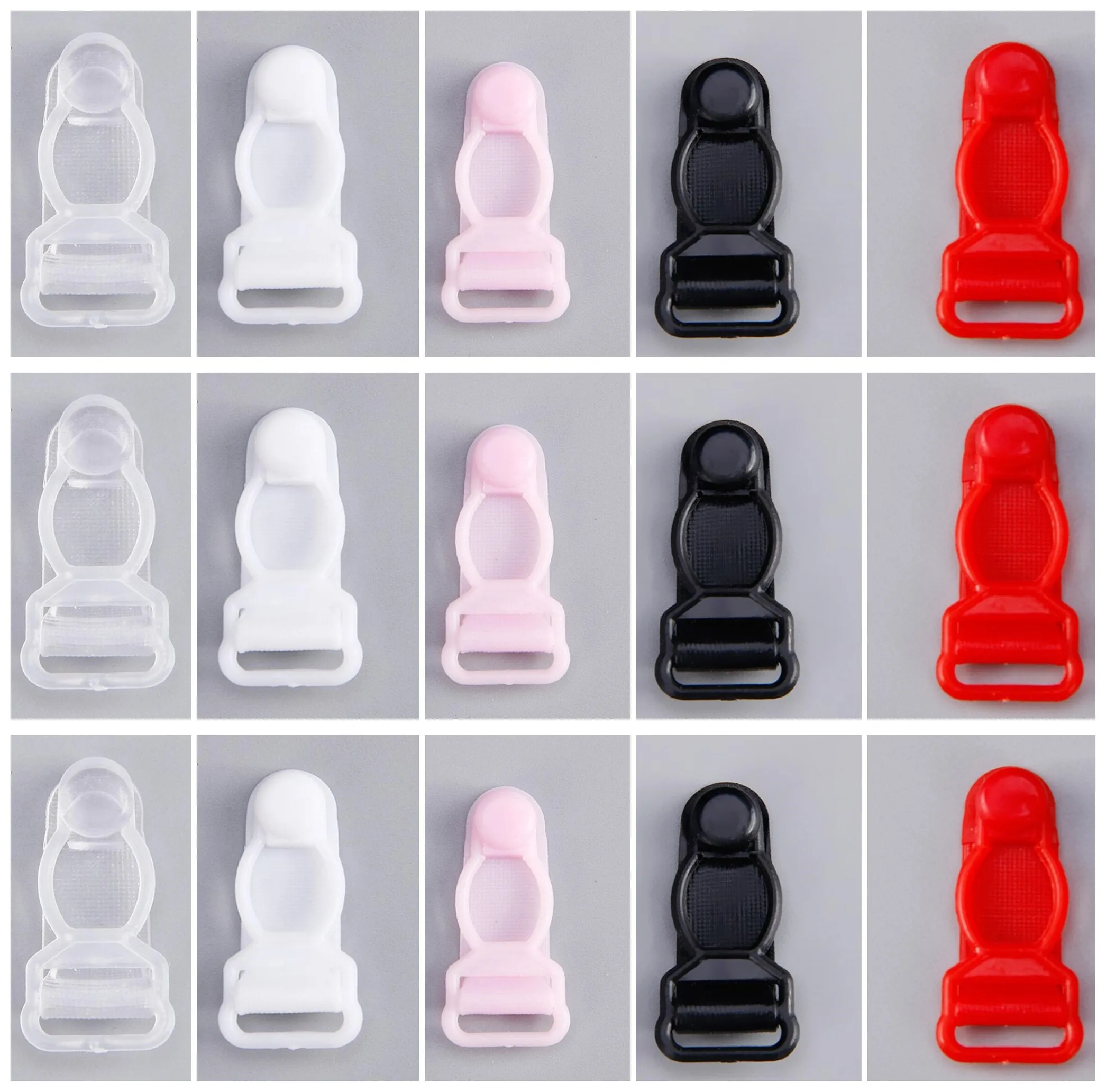 Пластиковая пряжка для чулок 11 мм застежка регулируемые клипсы бюстгальтера