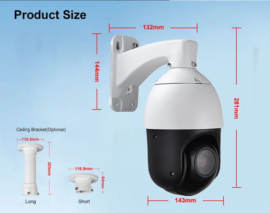 CCTV наружная " Мини 2MP PTZ камера AHD 1080P 960P скорость купольная камера 30X зум Автофокус IR 100 м коаксиальный PTZ контроль