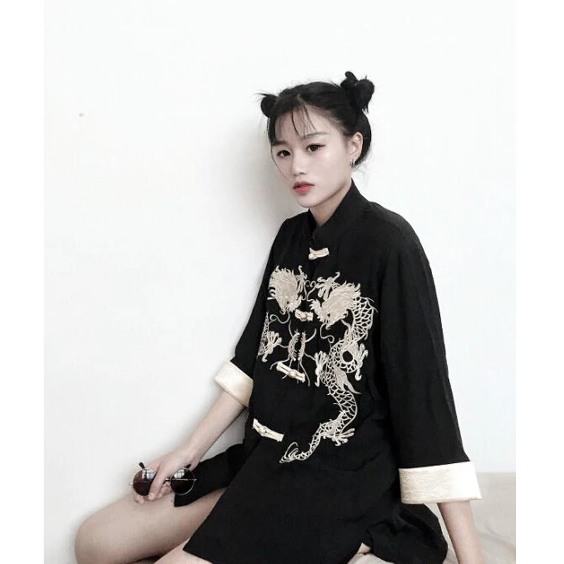 Женское длинное кимоно в японском стиле Официальный халат пляжный кардиган