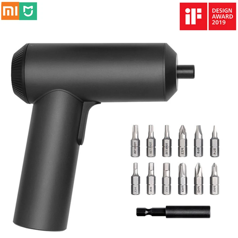 

Электрическая отвертка Xiaomi Mijia с отвертками S2 12 шт., 3,6 В, 2000 мА · ч, беспроводная перезаряжаемая электрическая отвертка