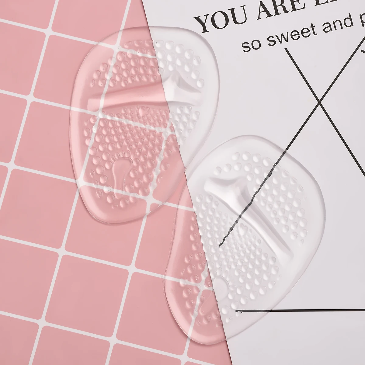 1 пара силиконовые подушечки для массажа стоп | Красота и здоровье