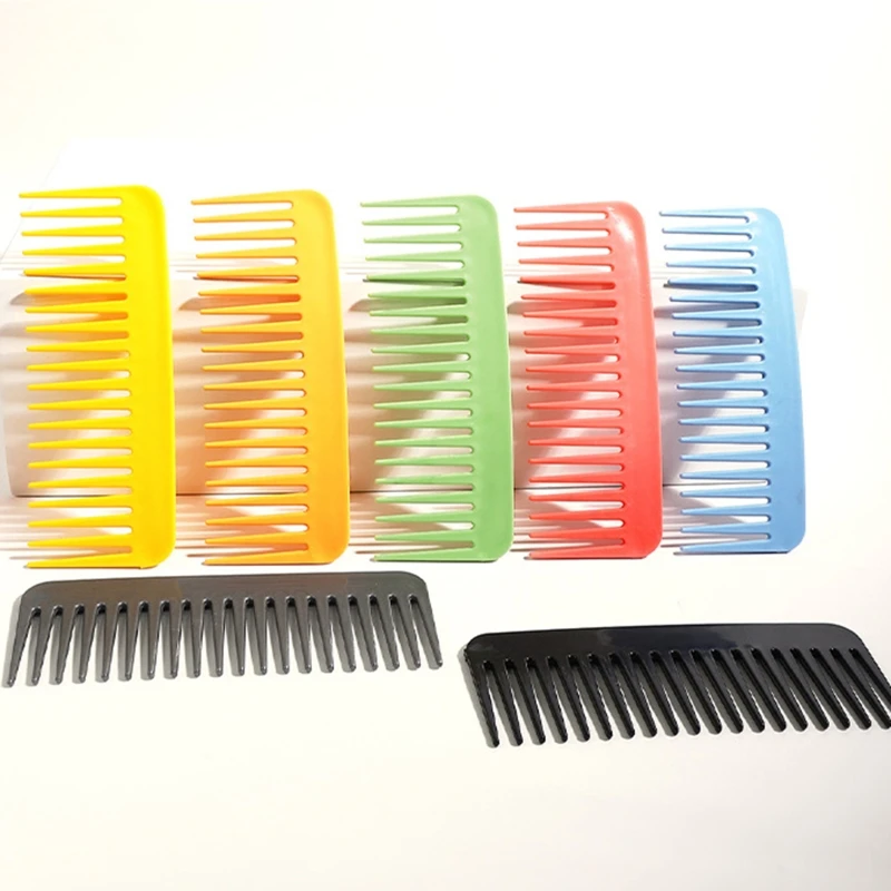

Wide Tooth Massage Comb Anti Static No Handle Comb Thick Wavy Curly Hair for Women Men Smoothing Massaging Home Salon Use