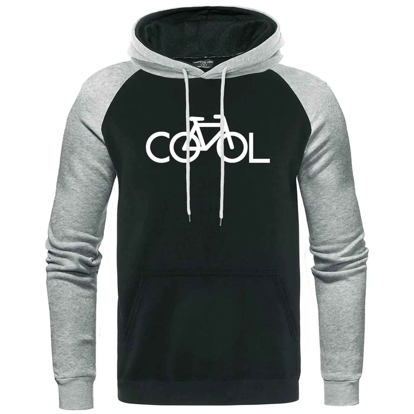 Bike It's Cool, реглан, толстовки, мужские,, осень, зима, толстовка, толстовка, мужская, для досуга, теплая, уличная, мужская, с капюшоном, брендовый пуловер