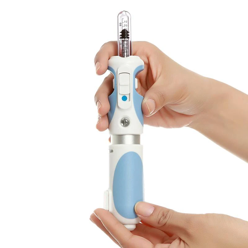 

Blue high pressure automatic injectable hyaluron pen lips acid inject pour pen