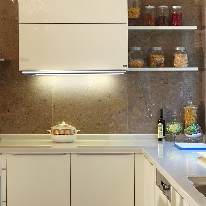 1 2pcs ultra thin led under cabinet closet automatic led light usb recharge 3modes motion sensor wall lamps for kitchen wardrobe free global shipping