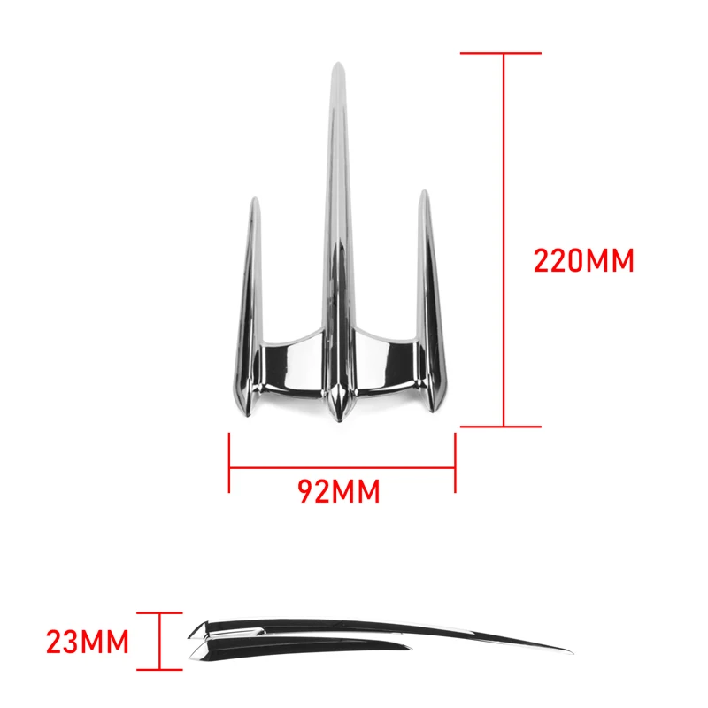 Хромированная крышка переднего крыла мотоцикла декоративная отделка для Honda