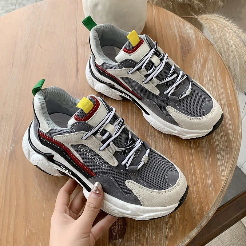 2020 женские кроссовки на массивной платформе дизайнерская женская обувь