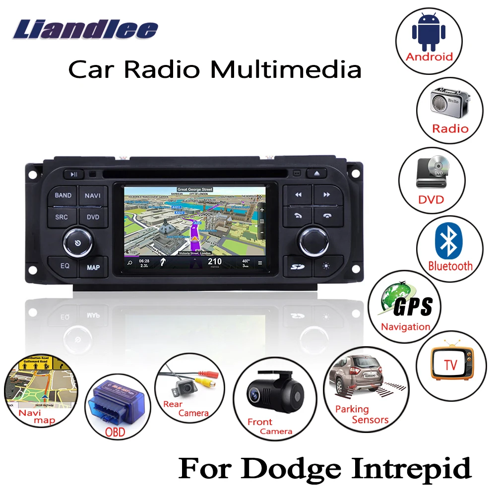 

For Dodge Intrepid 1998~2004 Car Android Multimedia DVD Player GPS Navigation DSP Stereo Radio Video Audio Head Unit 2din System