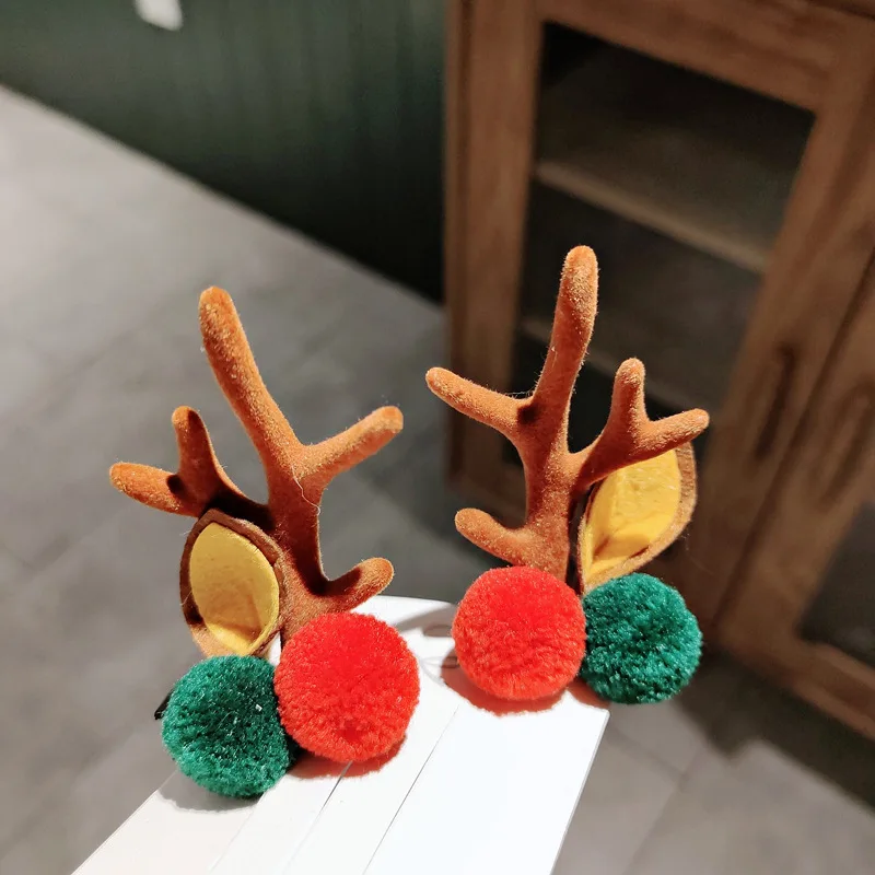 Ins с рождественским оленем повязка на голову изображением Mickey милые детские