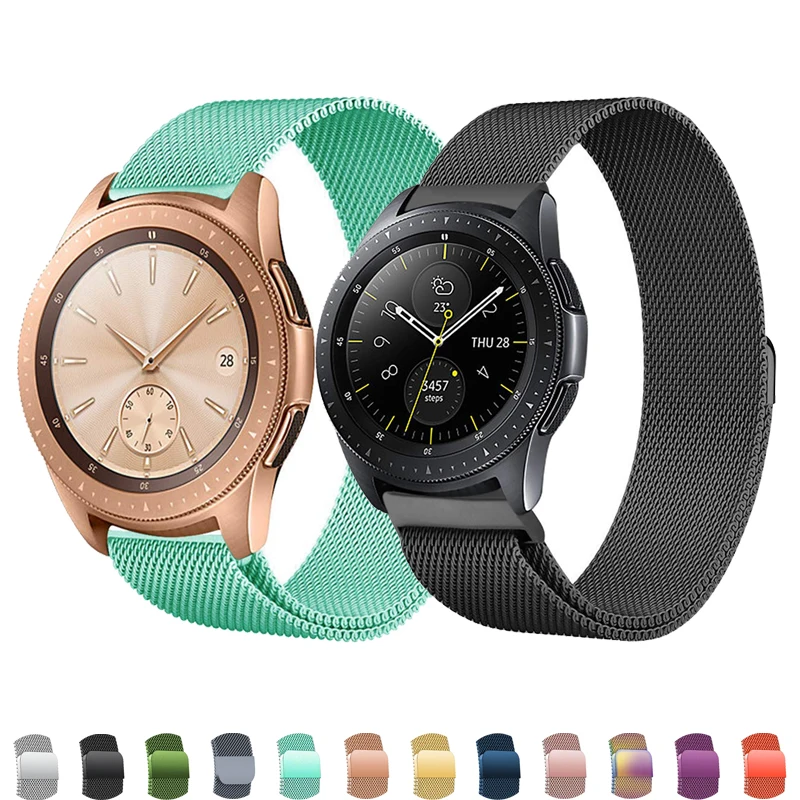 Ремешок 20 мм 22 для samsung galaxy watch 46 42 gear S3 frontier S2 huawei gt band amazfit gts/pace/bip/GTR 47 мм/42