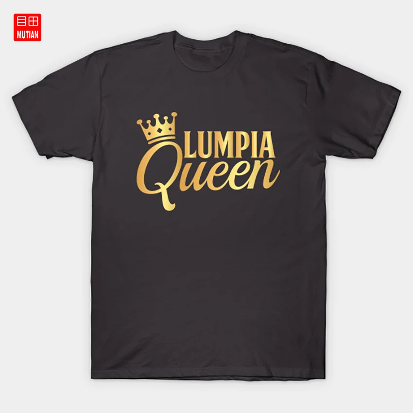 Подарочная футболка Lumpia Queen Филиппины Pinoy Adobo культура Азии я пиной пиньона