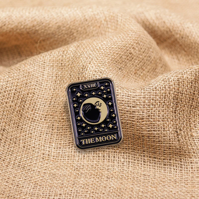 Значок лунный Таро значок любовь здоровье и деньги значение брошь Мистик