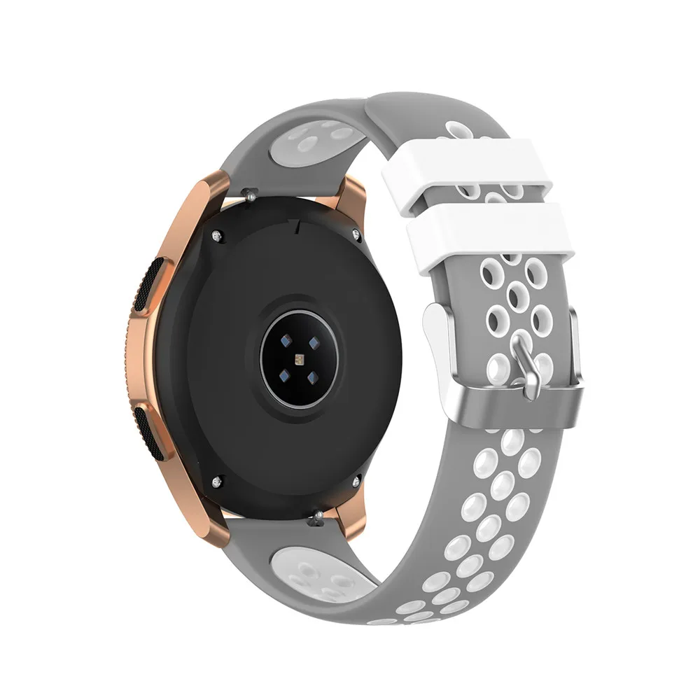 Силиконовый ремешок 20 мм для Garmin VIVOMOVE 3/HR Sport для samsung Galaxy Watch 42 мм R815 для Timex Weekender/Expedition