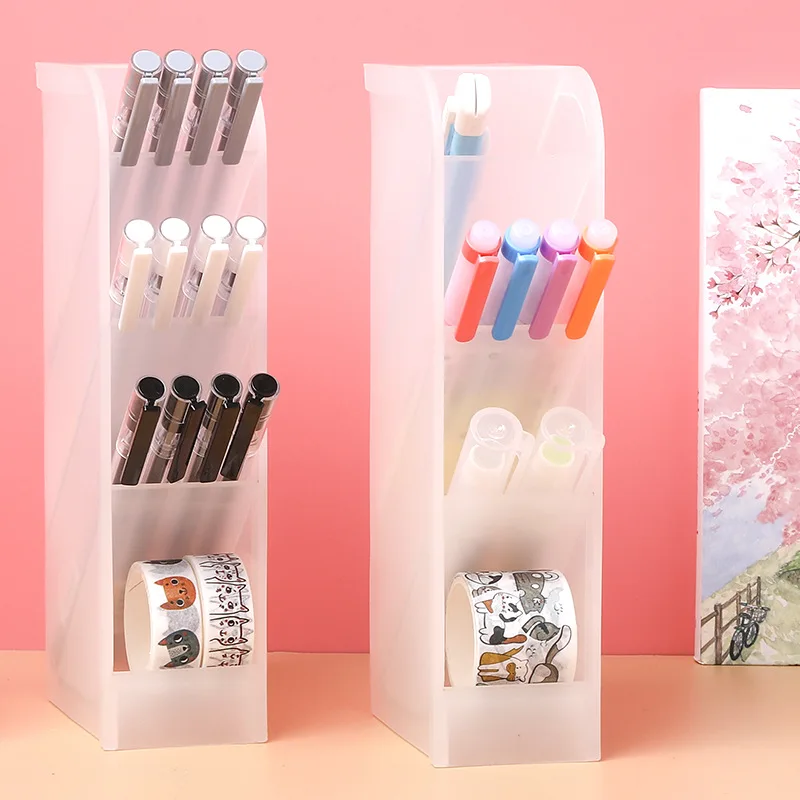 5 слотов пластиковая прозрачная ручка Карандаш Чехол для чтения офисная домашняя