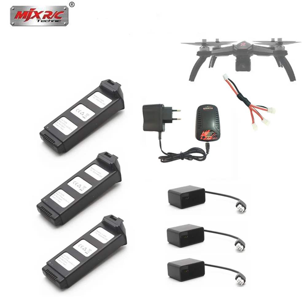 MJX баги 5 Вт B5W gps Дрон батарея 7 4 В 1800 мАч Lipo Квадрокоптер бесщеточный RC запасные