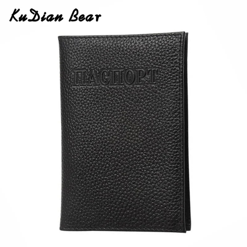 KUDIAN кожаный чехол для паспорта женщин путешествий мужчин держатель кредитных
