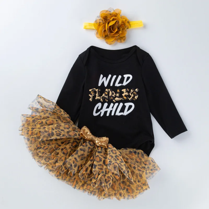 Осенние комплекты одежды для маленьких девочек комбинезон с длинными рукавами