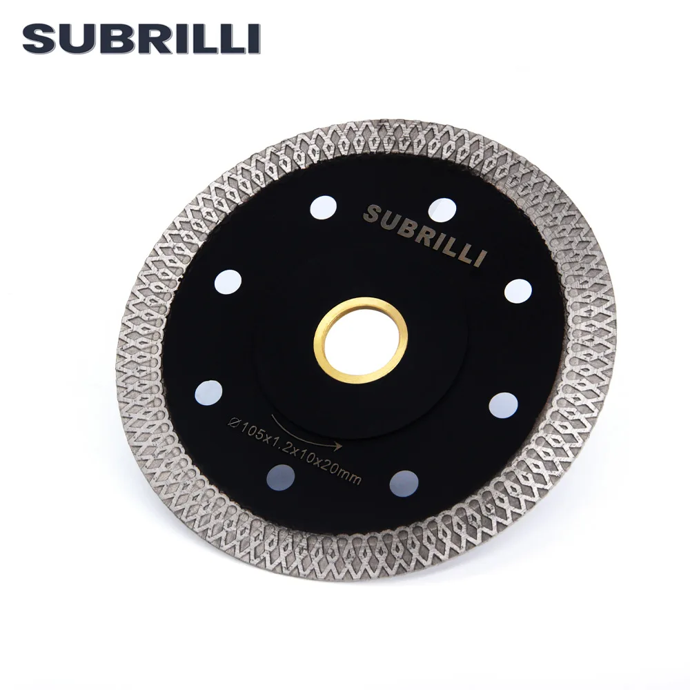 SUBRILLI 4-дюймовый Сверхтонкий алмазный пильный диск горячего прессования