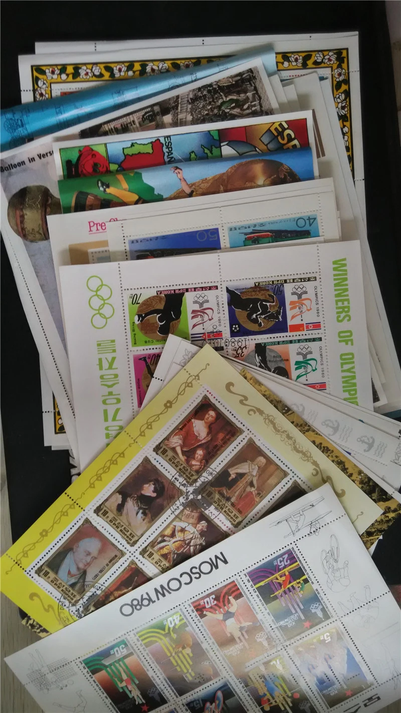 Множество 100 NN Корея оригинальные штампы почтовые отметки Восточная Азия страна