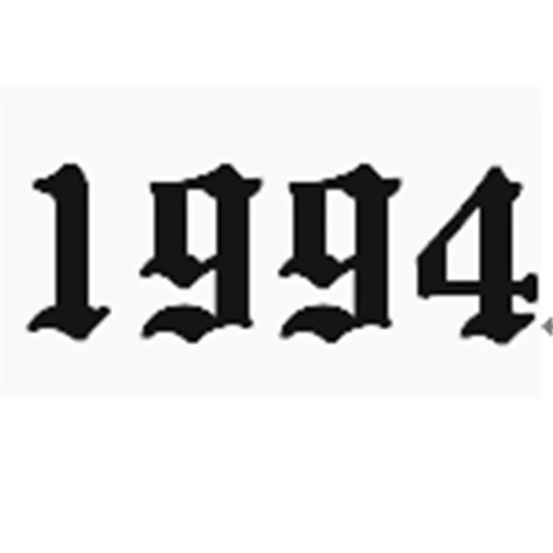 1994 Год, ожерелье из нержавеющей стали для женщин, ожерелье с цифрами на заказ, ювелирные изделия на заказ, ожерелье с цифрами на год, воротник de Moda - Окраска металла: 1994
