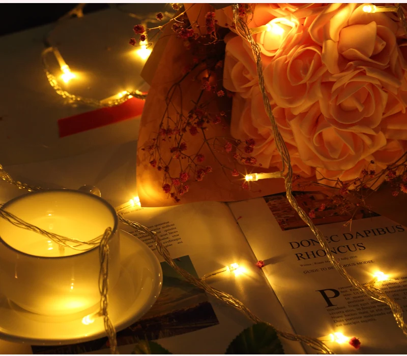 Крытый/Открытый Рождественский свет светодиодные гирлянды водонепроницаемые